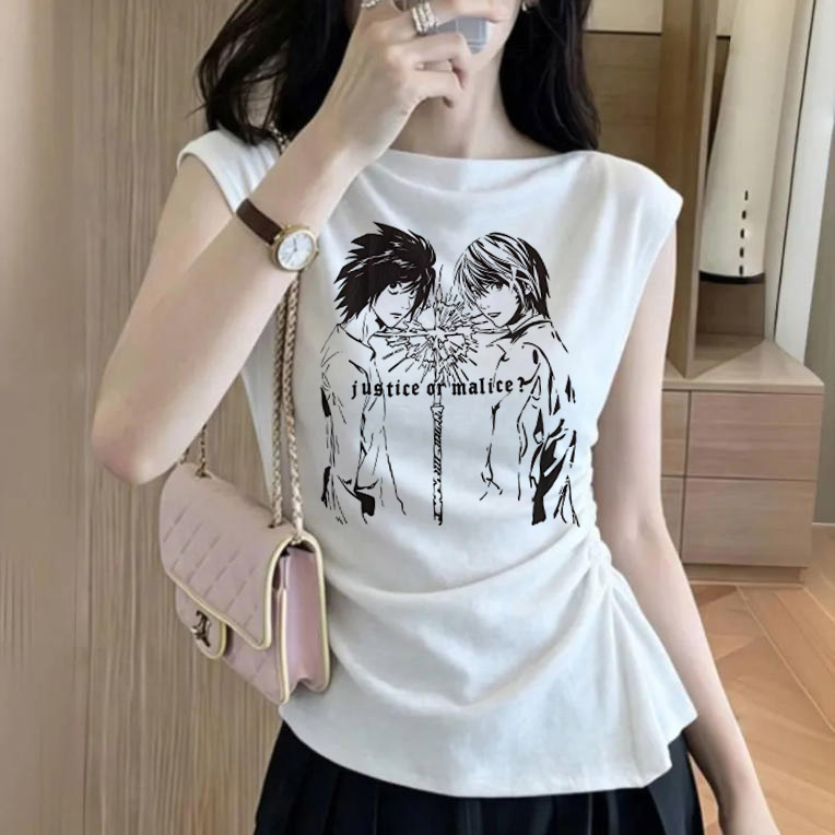 Death Note Gothic Grunge Crop  – Y2K Graphic Baby Tee Crop Bewertung und Preis