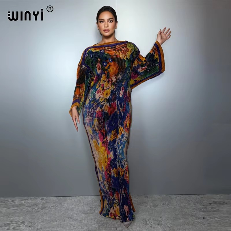 WINYI Sommer Plissiertes Elast – Boho Summer Beach Maxi Dress Bewertung und Preis
