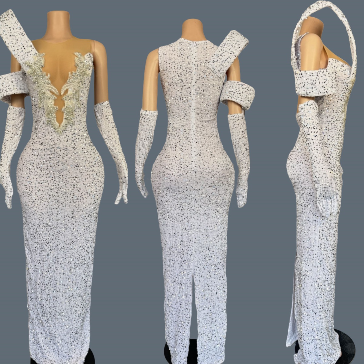 Glitzerndes Strass-Kleid mit t – Sparkly Rhinestone Club Party Dress Bewertung und Preis