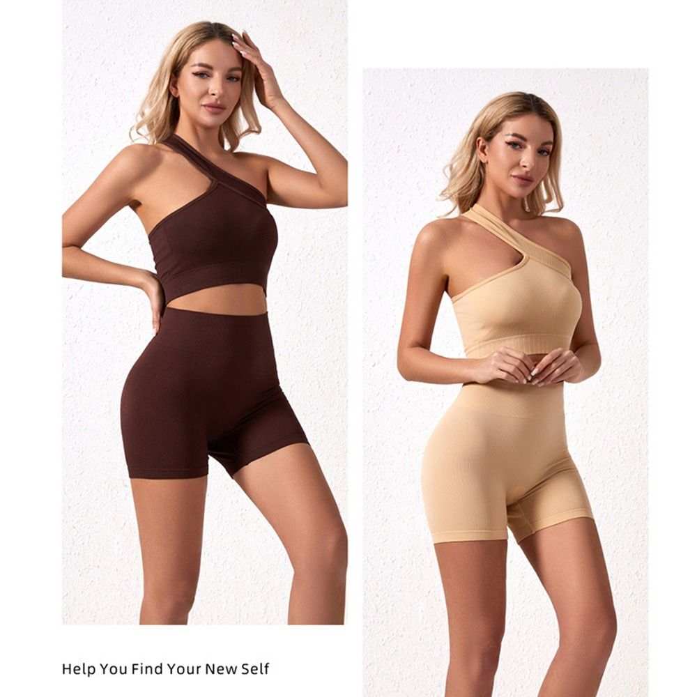 2-teiliges, nahtloses Freizeit – Seamless Ribbed Workout Tank Top Bewertung und Preis