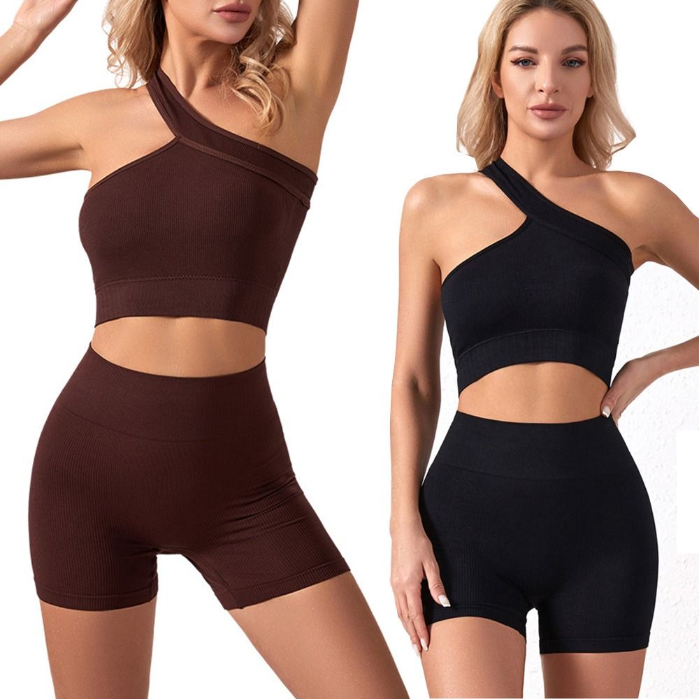 2-teiliges, nahtloses Freizeit – Seamless Ribbed Workout Tank Top Bewertung und Preis