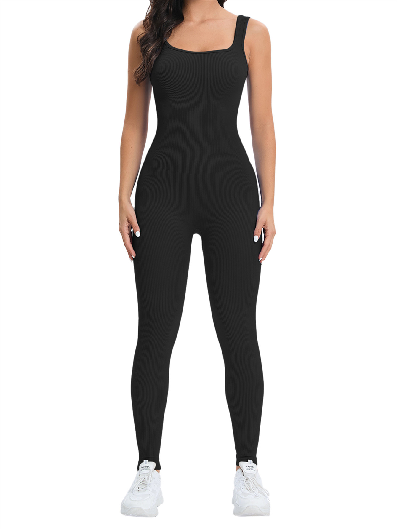 Nahtloser Overall für Damen, W – Seamless Ribbed Workout Tank Top Bewertung und Preis