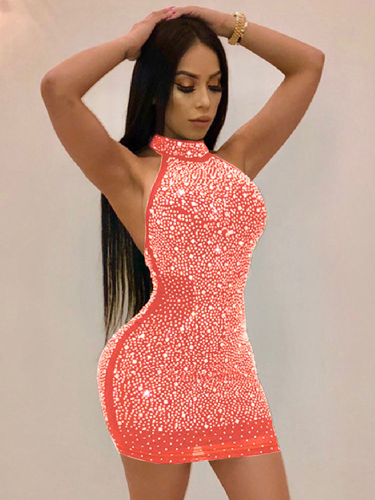 Sexy Funkelndes Strass-Diamant – Sparkly Rhinestone Club Party Dress Bewertung und Preis