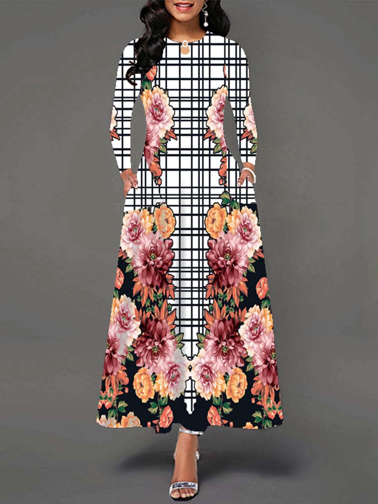 Frühling Herbst Boho lange Kle – Boho Summer Beach Maxi Dress Bewertung und Preis